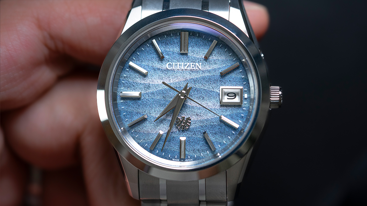 ザ・シチズン年差±5秒エコ・ドライブより、「花鳥風月」をモチーフと