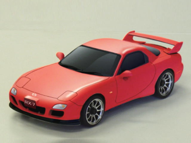 京商 ROUTE 246 マツダ RX-7 (FD3S) カラー：レッド ミニッツ用ボディ