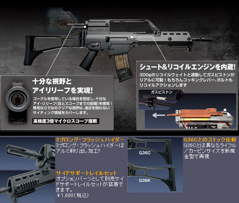 東京マルイ 次世代 電動ガン シリーズ G36K 本体単品 | 鉄道模型