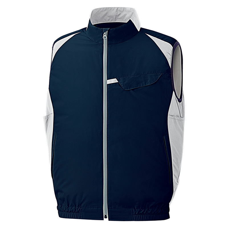 ベスト単体 WEV97 上 ネイビー - ミドリ安全の熱中対策