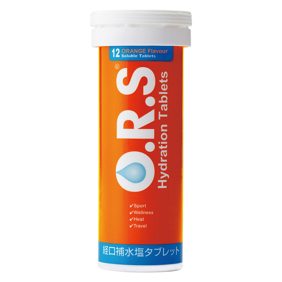 O.R.Sタブレット 12TB オレンジ - ミドリ安全の熱中対策