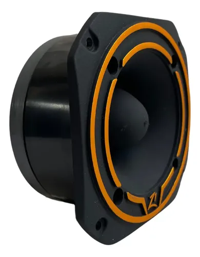 Kit 2 Super Tweeter Z1 Audio Zetta Stz170 Preto Com Dourado Preto