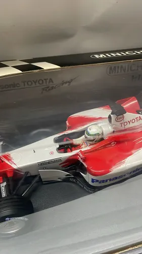 Miniatura Carro F1 | Panasonic Toyota Racing | Minichamps Branco