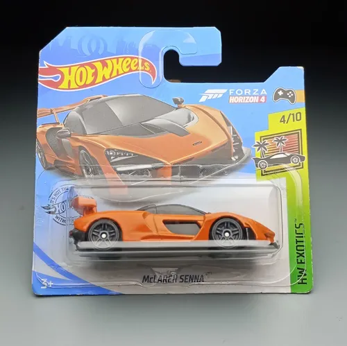 Hot Wheels Mclaren Senna 1:64 Forza Horizon 4 Laranja Forza