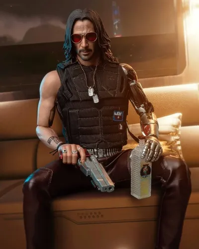 Hot Toys Johnny Silverhand Cyberpunk 2077 Keanu Reeves | MercadoLivre