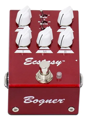 Pedal Guitarra Bogner Ecstasy Red Overdrive High Gain Vermelho