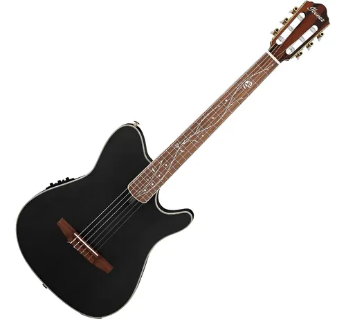 Violão Nylon Acustico Ibanez Tod10n Tim Henson Tree Of Death Preto