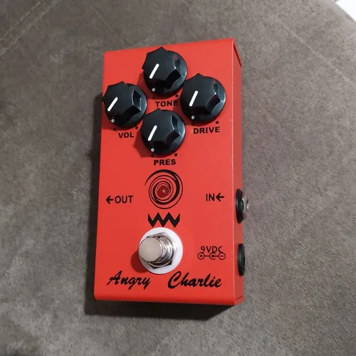 Pedal Guitarra Angry Charlie V2 Distorção Vermelho | MercadoLivre
