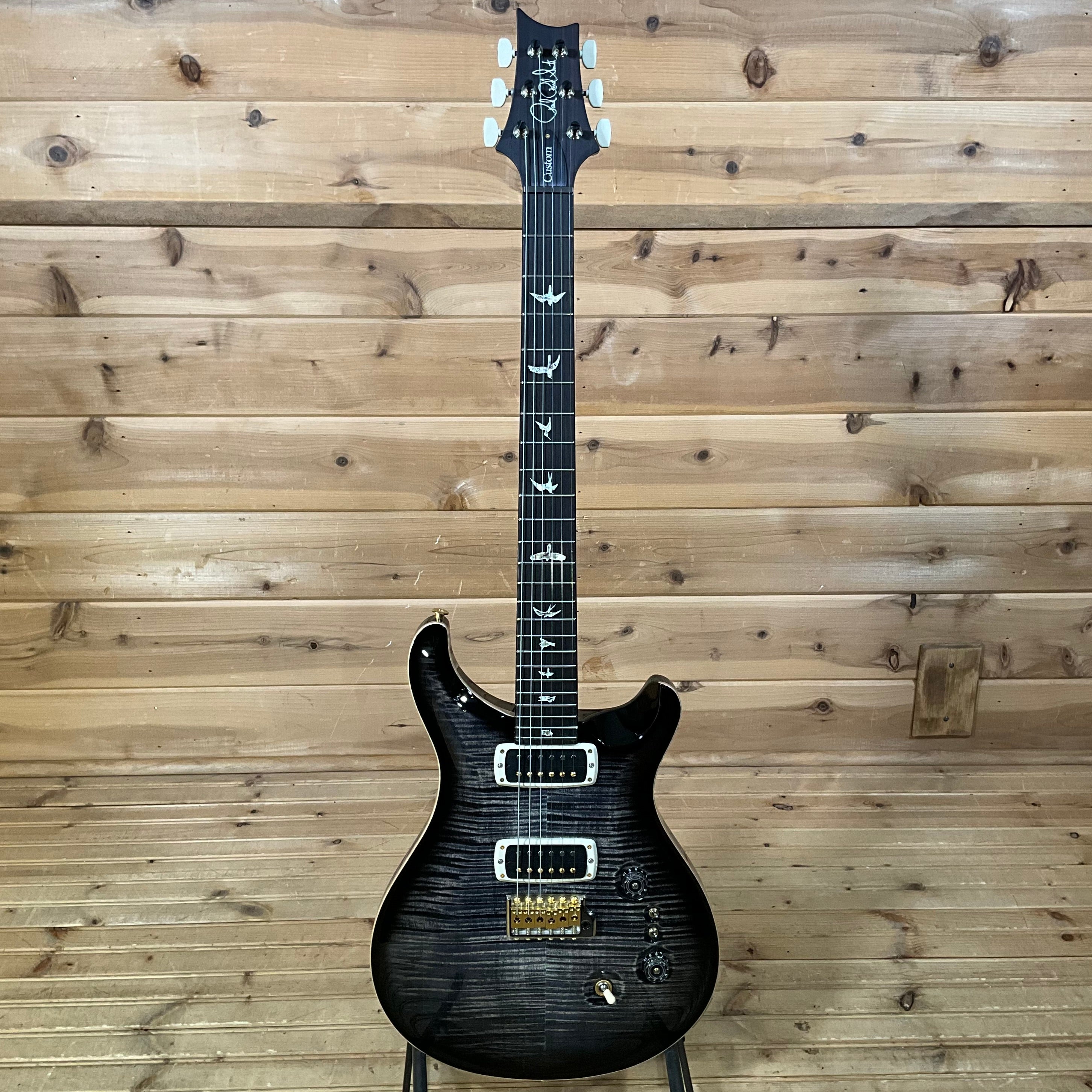 PRS 2024 Custom 24-08 10 Top Electric Guitar - Charcoal Burst