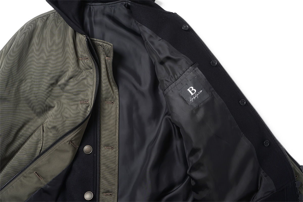 B YOHJI YAMAMOTO Hooded Zip Up Blouson | HUES 福岡セレクトショップ