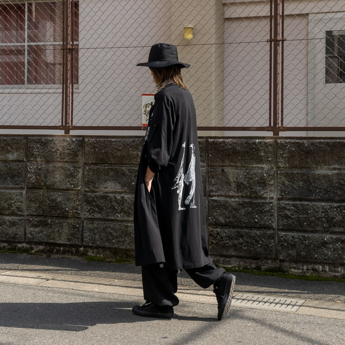 ヨウジヤマモト 25年春夏 プリントロングブラウス | HUES 福岡セレクト