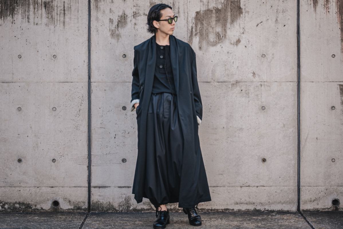 ヨウジヤマモト 2021-22AW ギャバジンストールロングコート | HUES