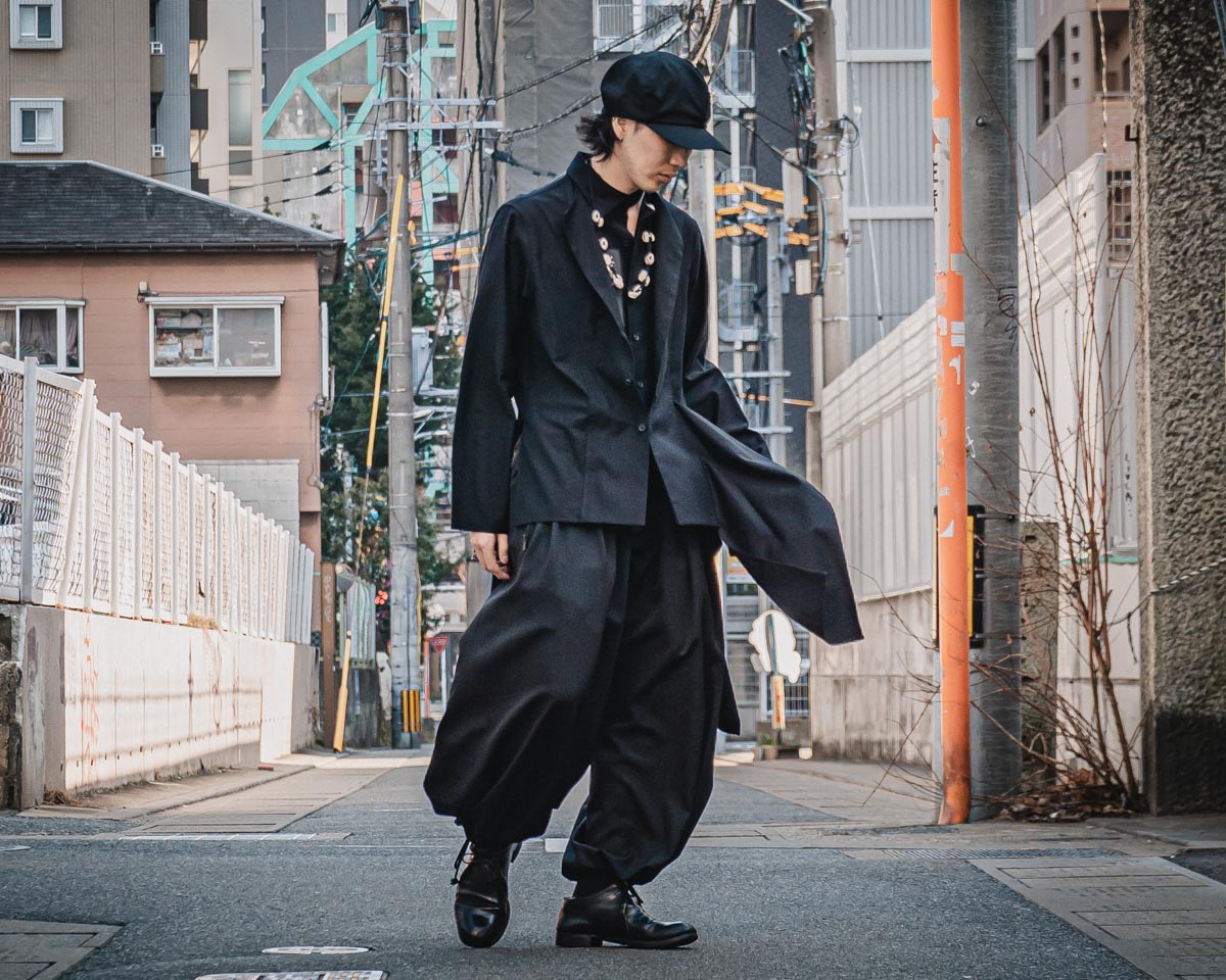 ヨウジヤマモト 21SS Left Hem Layered Patch Shirt | HUES 福岡