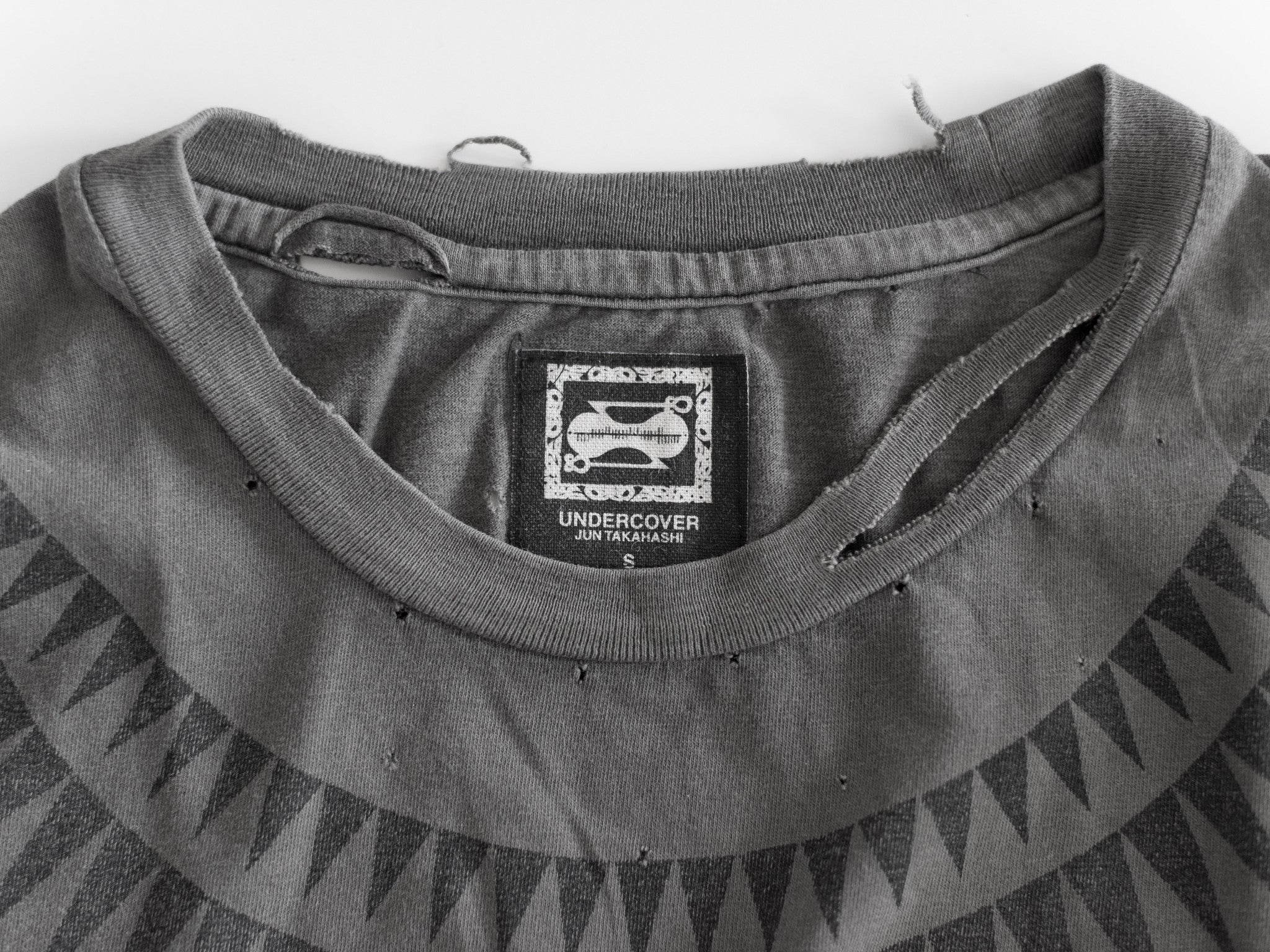 Undercover SS03 Scab Giz Destroyed Tee – HUIBEN