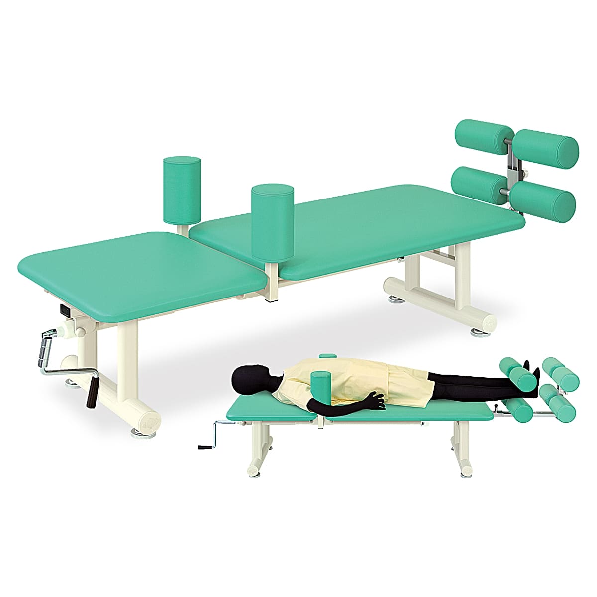 牽引クランク治療台 TB-556｜高田ベッド