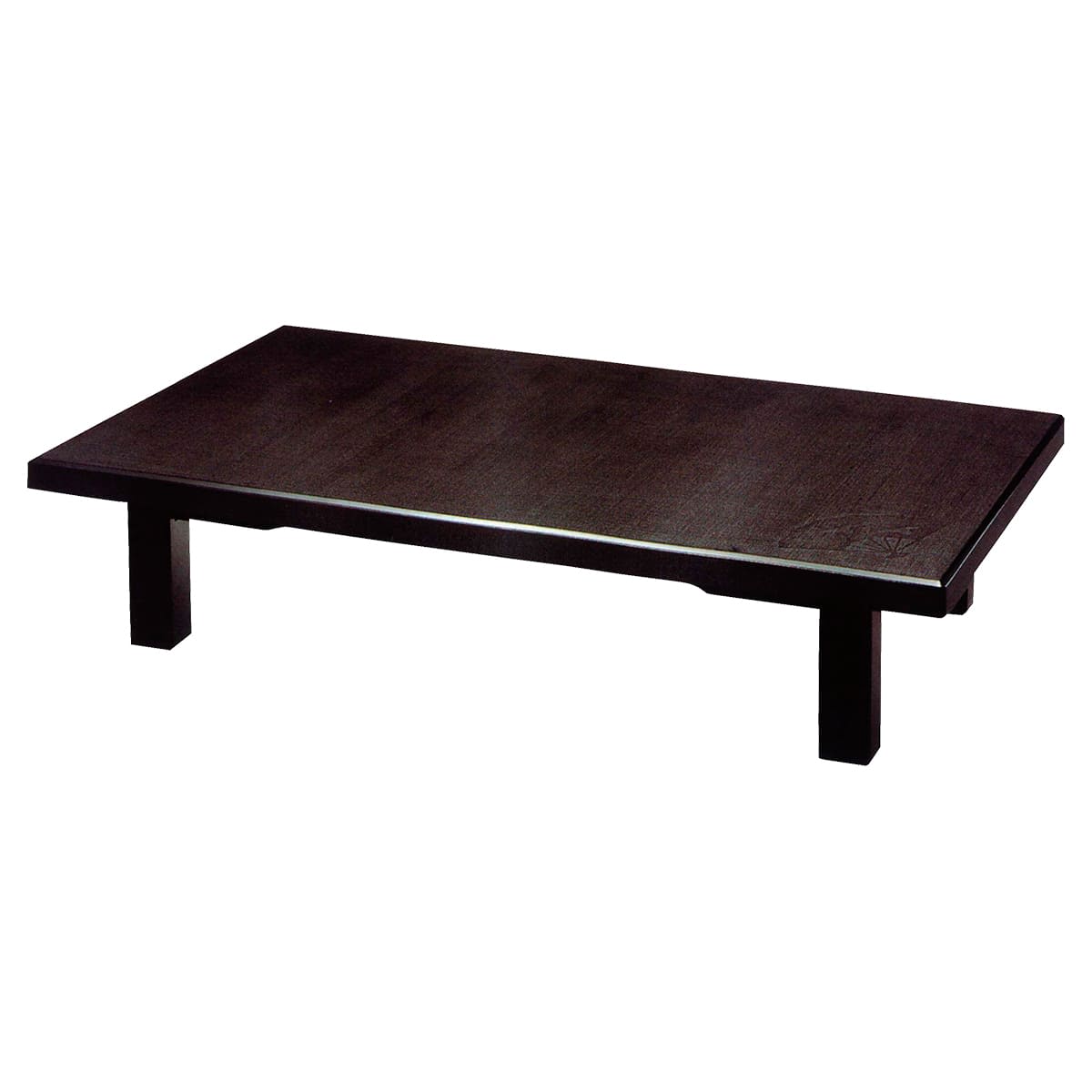 座卓 角脚 黒布目 漆｜龍門堂（木の匠）