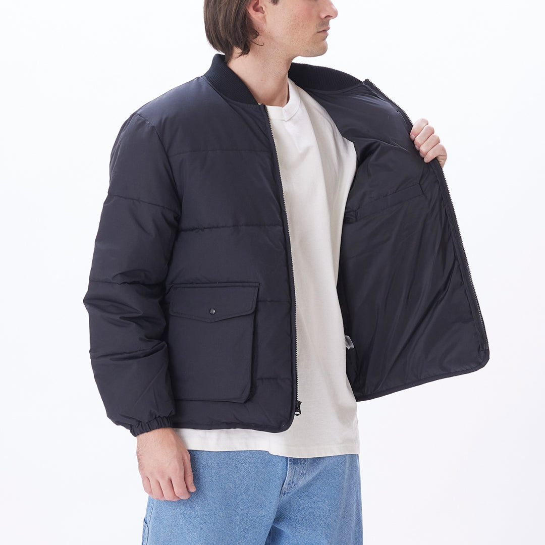 OBEY CHARLIE JACKET (BLACK) オベイの正規取り扱いオンライン通販