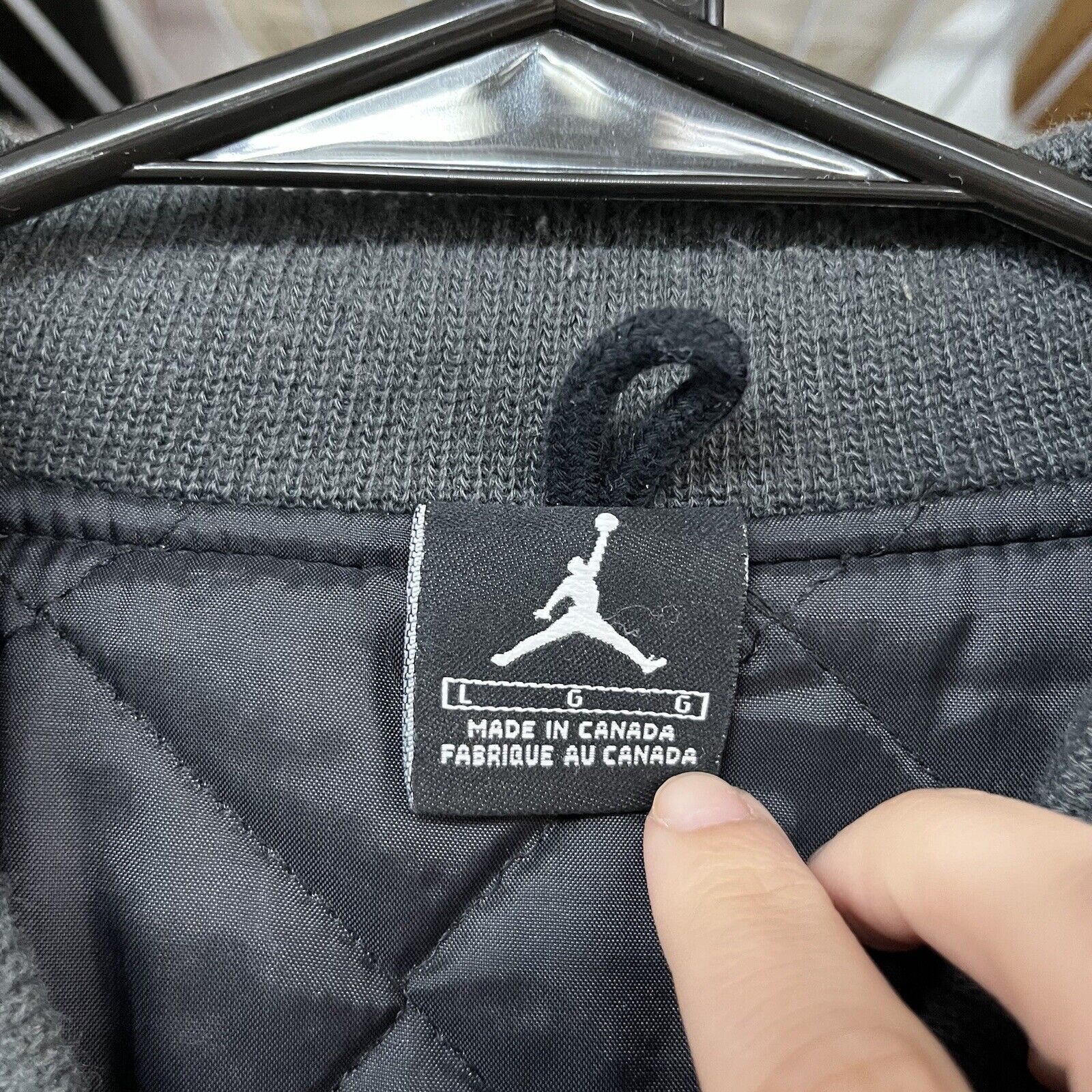 Vtg 2000s Y2K Jordan Respect 23 Jacket Men's L Full Button Up