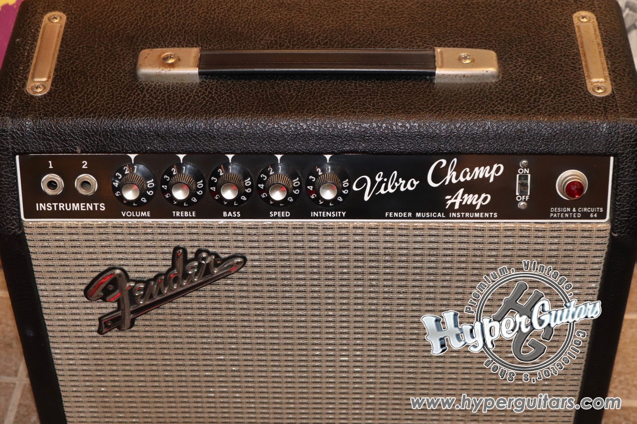 Fender '65 Vibro Champ-Amp - ブラック フェイス - ハイパーギターズ