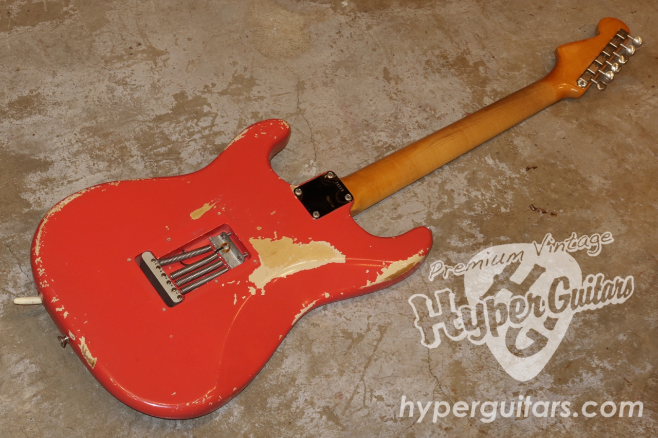 Fender '62 Stratocaster - フィエスタレッド / スラブローズ