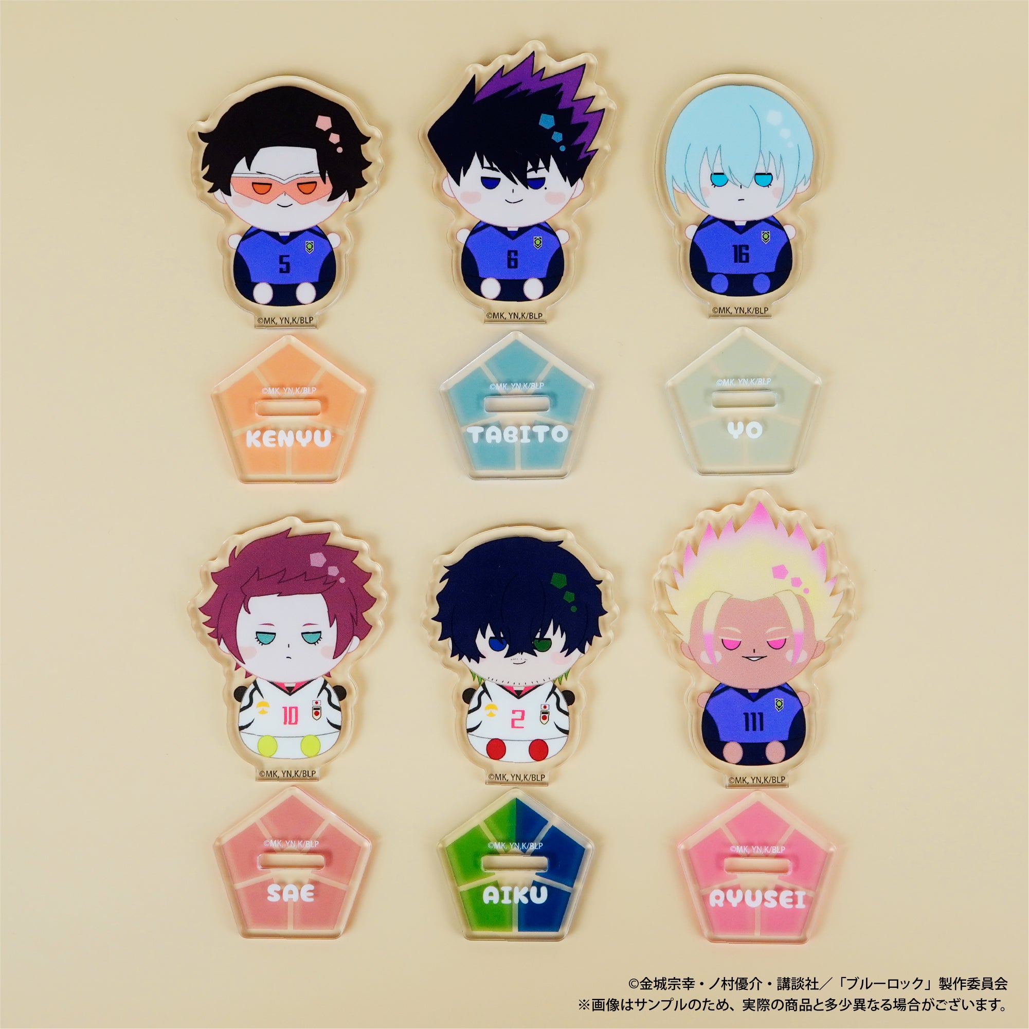 ブルーロック トレーディングもにゅもアクリルスタンド 第2弾 1BOX（6