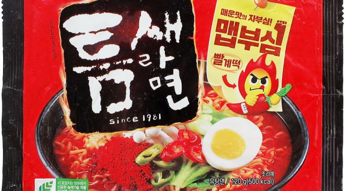 No.7812 Paldo (South Korea) Teum-Sae Ramen Red Rice Cake