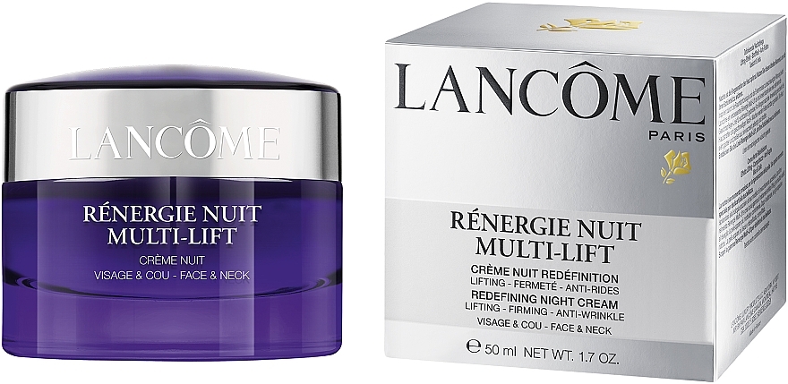 Anti-Wrinkle Night Lifting Cream - Lancome Renergie Multi-Lift
