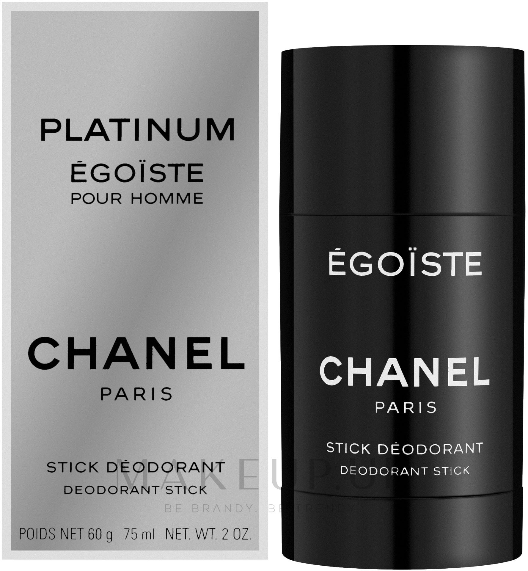 Chanel Egoiste Platinum - Deodorant Stick | Makeup.uk