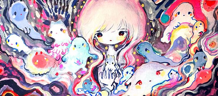 手绘,女孩子,原创,原创, - 黄菊しーく／ si_ku.k'illustration - PixivBox