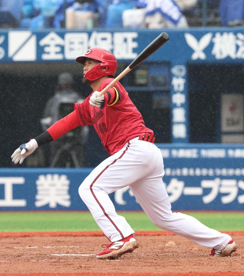 広島 若手アピールで逆転勝ち！末包＆田村が猛打賞 林が勝ち越し2ラン