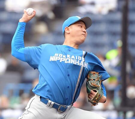 日本ハム・古林睿煬1回ピシャリ圧巻デビュー 台湾から新加入“火球男
