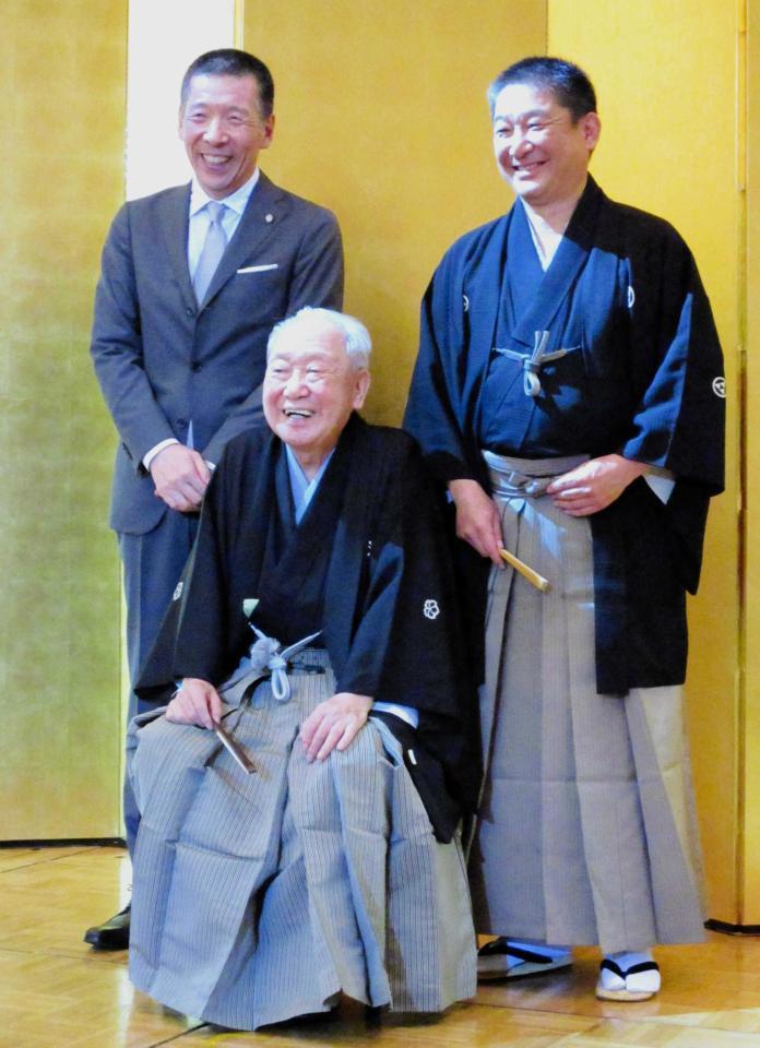 91歳三遊亭金翁 金馬と父子W襲名 永遠のライバル歌丸さんに負けたく