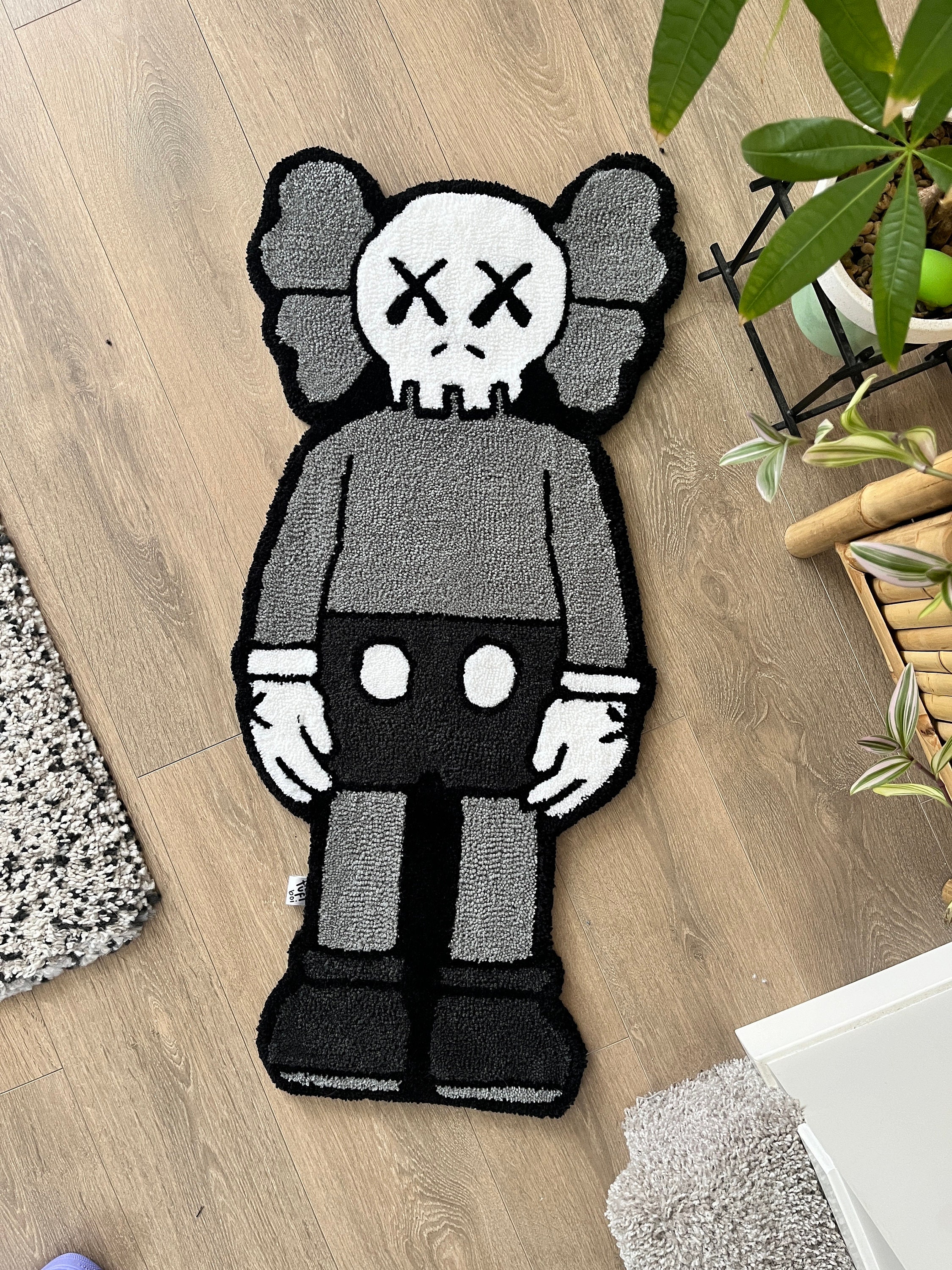 Kaws Handtufted Custom Rug - Etsy UK