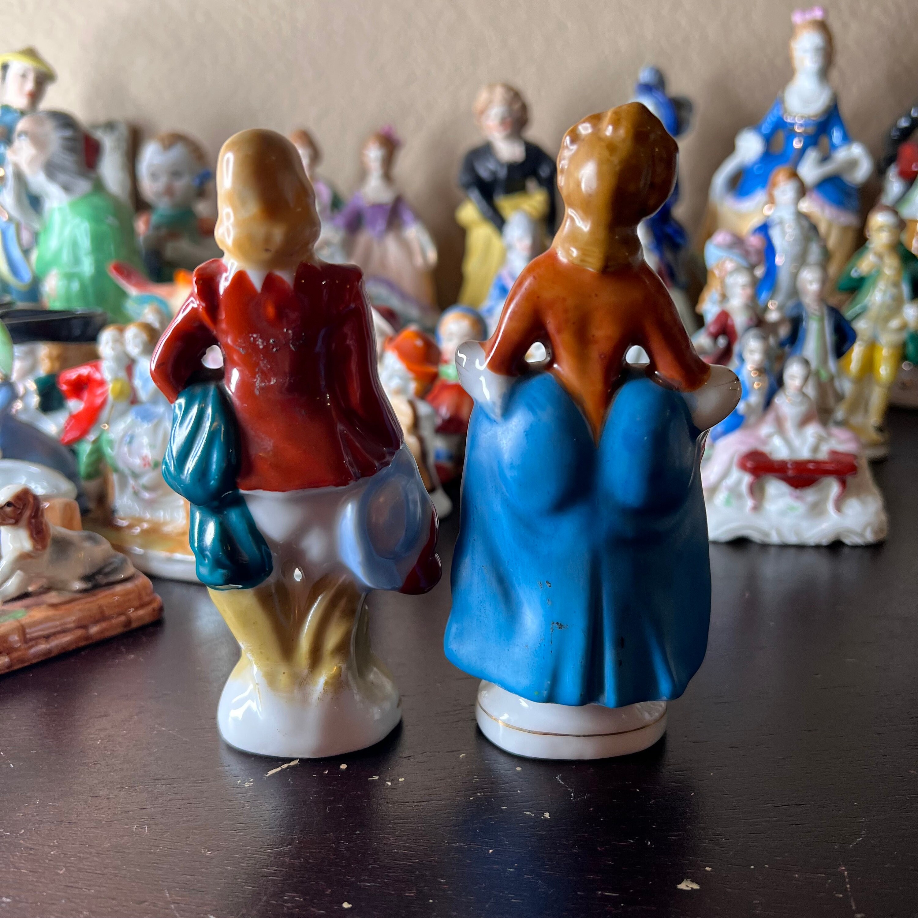 Vintage 1940's Made in Occupied Japan Colonial Couple, Japanese