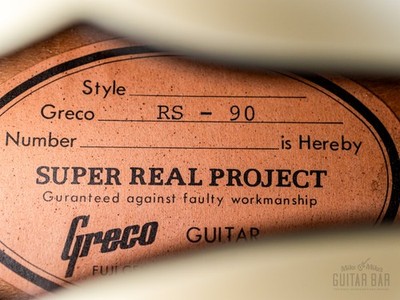 1988 Greco Super Real Project RS-90 Vintage Semi-Hollow ES-Style