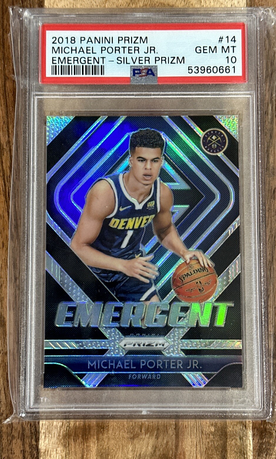 Michael Porter Jr. 2018 Prizm #14 Emergent - Silver Price Guide