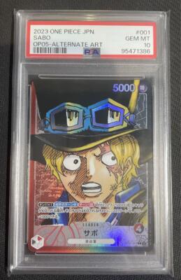 PSA 10 Sabo OP05-001 L ALT ART 2023 ONE PIECE Card Game Japanese