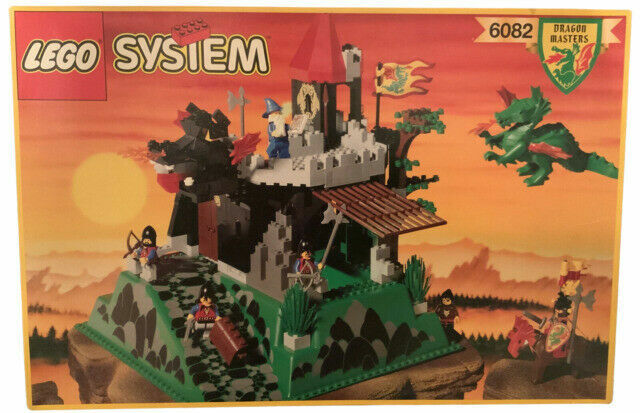 SEALED LEGO 6082 Fire Breathing Fortress 1993 RARE VINTAGE Castle
