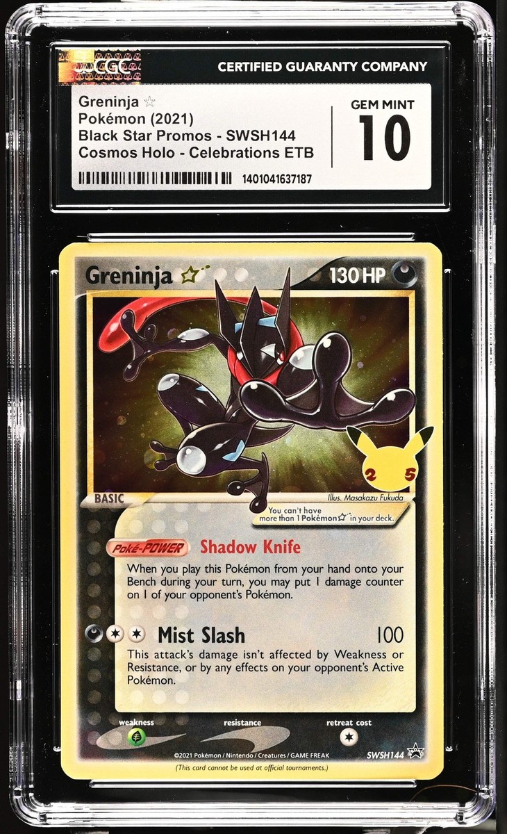 Pokemon Greninja Gold Star Black Star Promo SWSH144 CGC 10 | eBay