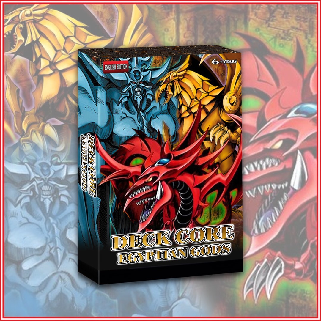 EGYPTIAN GODS CORE x3 Slifer The Sky Dragon Obelisk Dragon of Ra