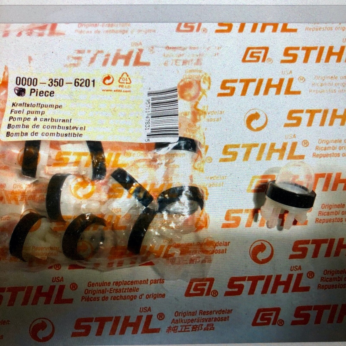 1- STIHL Fuel Primer FS94r HL94 KM94r HS46 ms250 ms210 HS56 0000