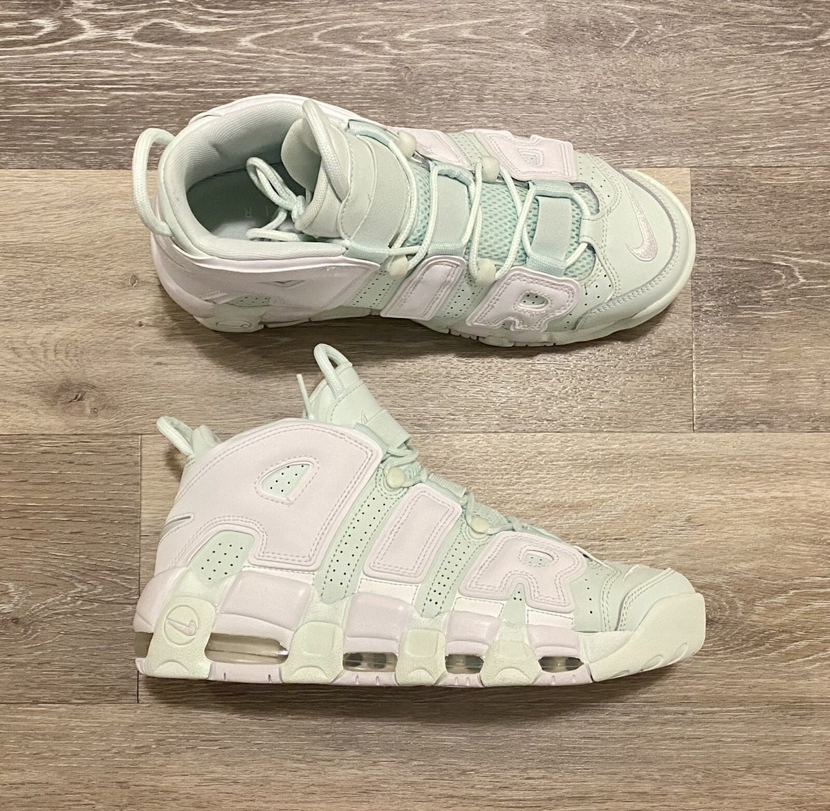 Nike Air More Uptempo 'Barely Green' White 917593-300 Women's 9