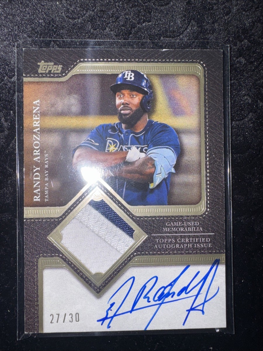 2025 Topps Series 2 Randy Arozarena Flagship Autograph Patch 27/30