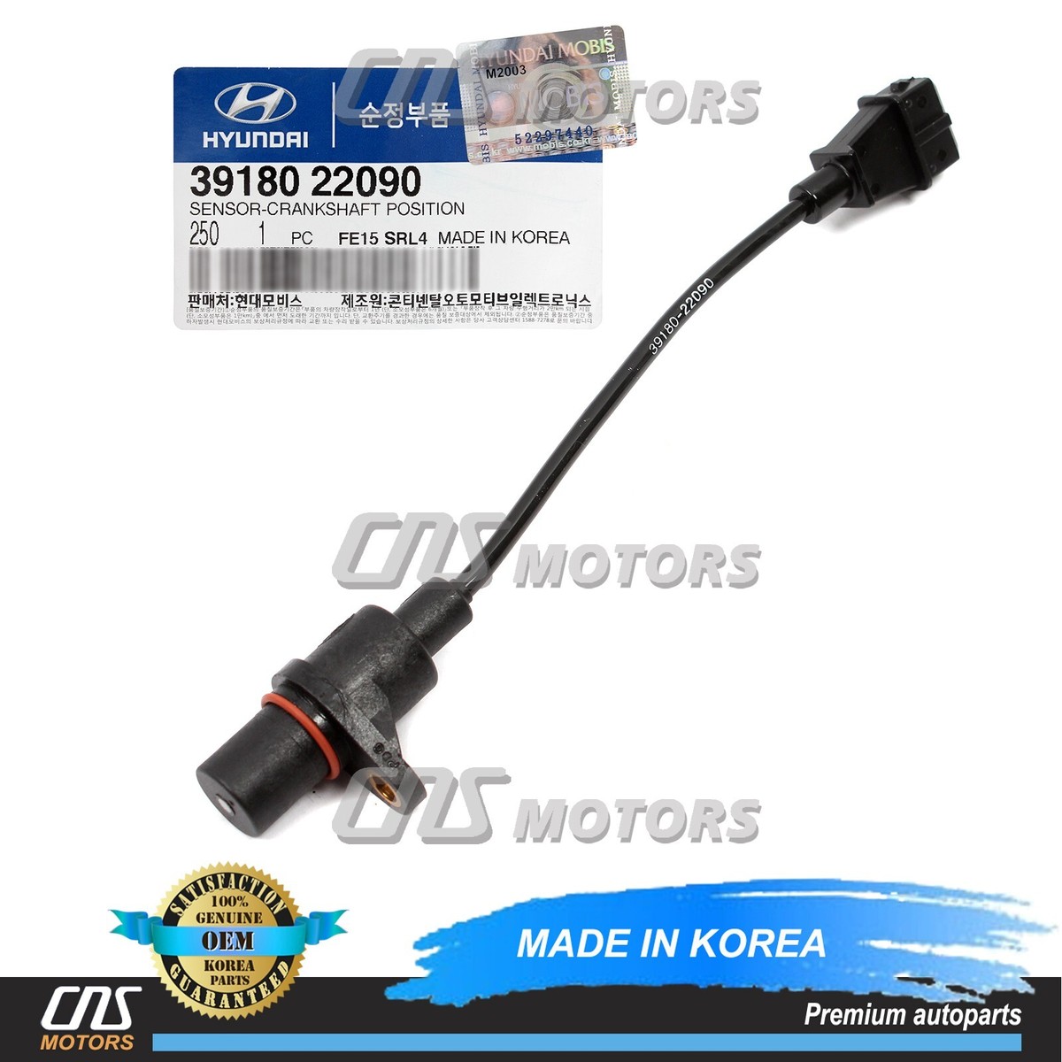 GENUINE Crankshaft Position Sensor for Hyundai Accent Elantra