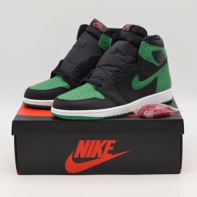555088-030 Nike Air Jordan 1 Retro High OG Pine Green White Black