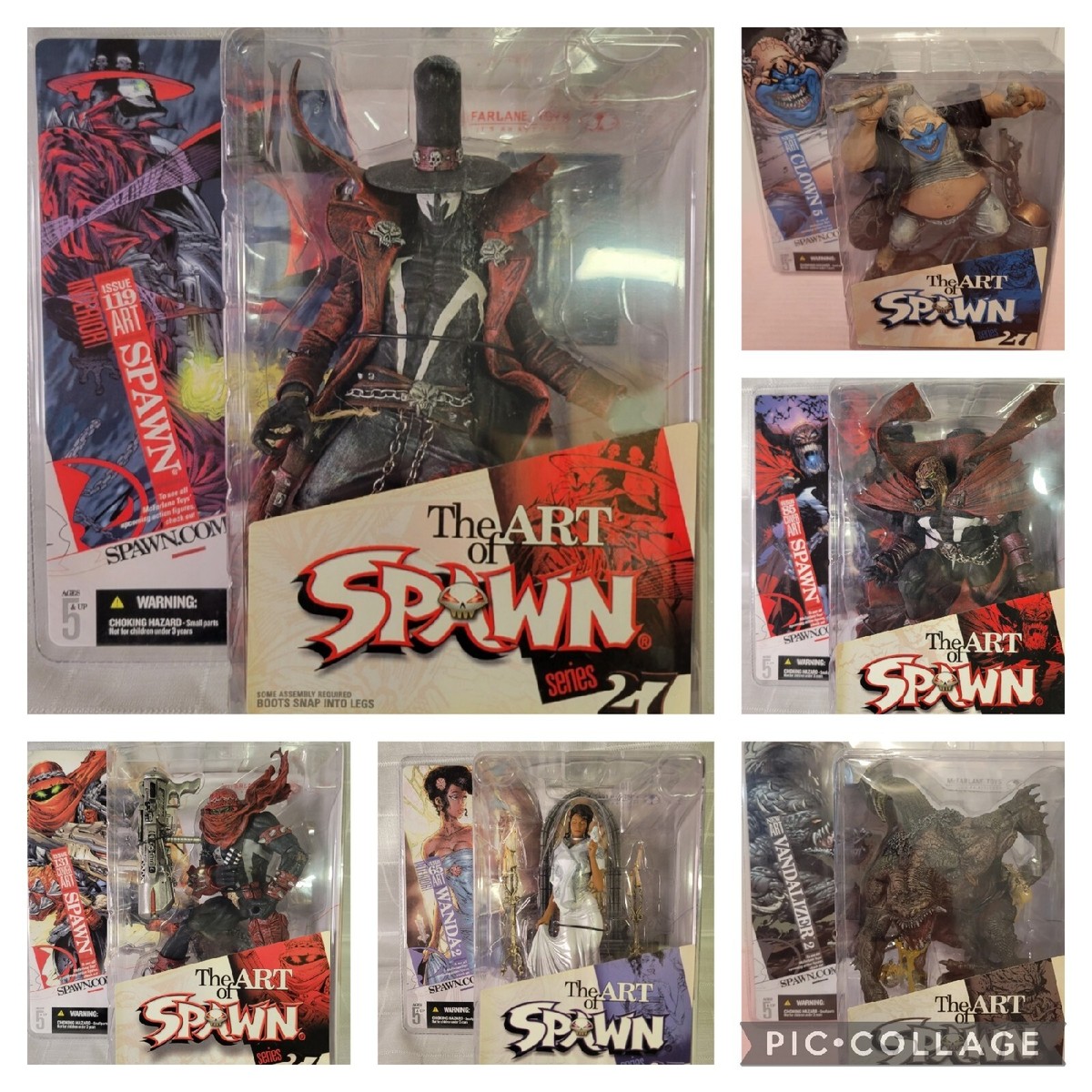 McFarlane Toys Spawn The Art of SPAWN Series 27 Complete Set | eBay