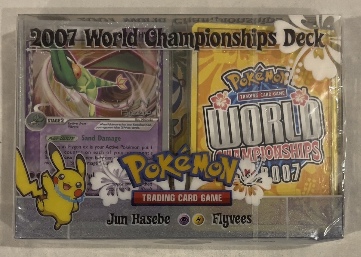 POKEMON 2007 World Championship Deck Jan Hasebe Flyvees Flygon EX