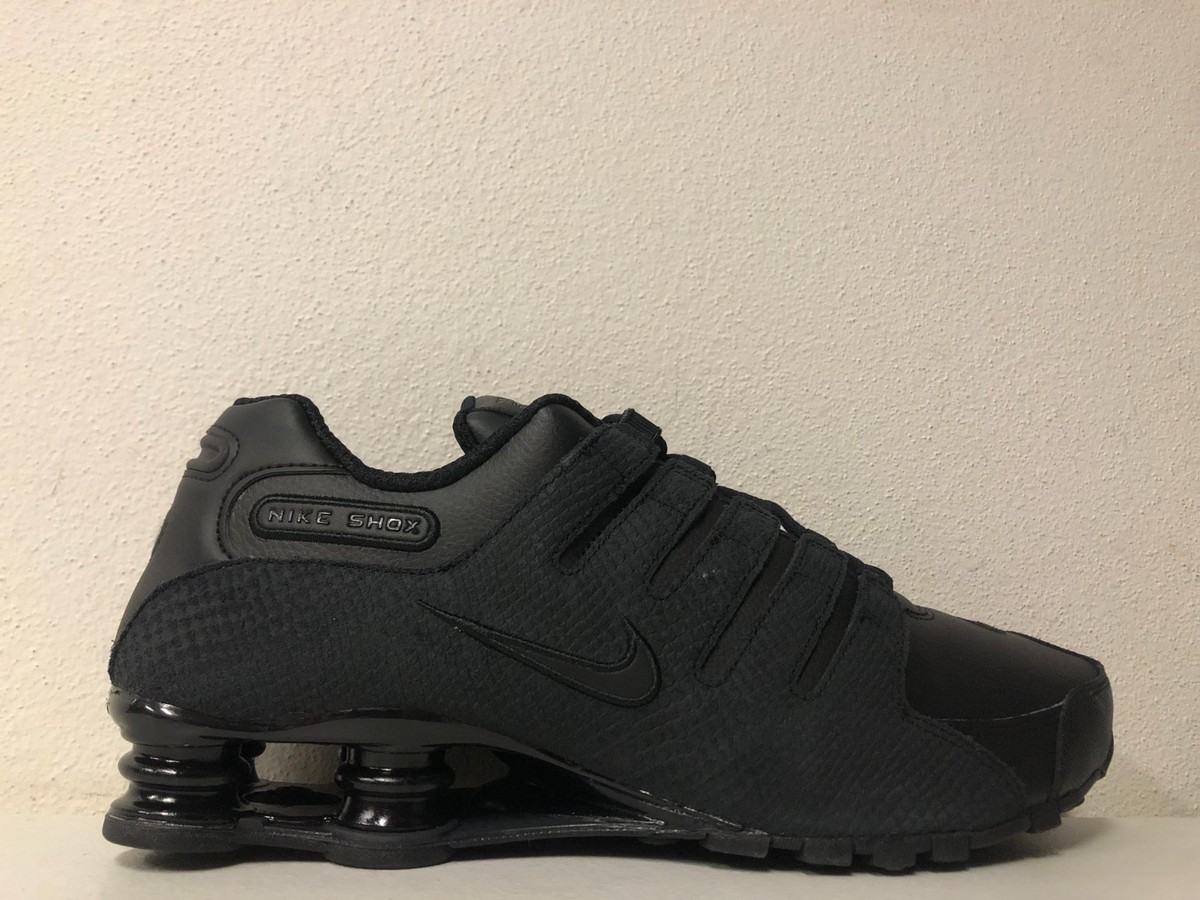 Nike Shox NZ Triple Black 378341-001 Size 12 | eBay