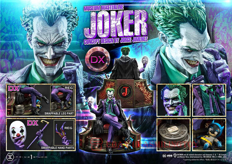 Prime 1 Studio MMDC-55 Joker Statue 1/3 Theater Hideout-themed