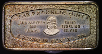 1970 Provident National Bank Philadelphia Franklin Mint 2oz 925